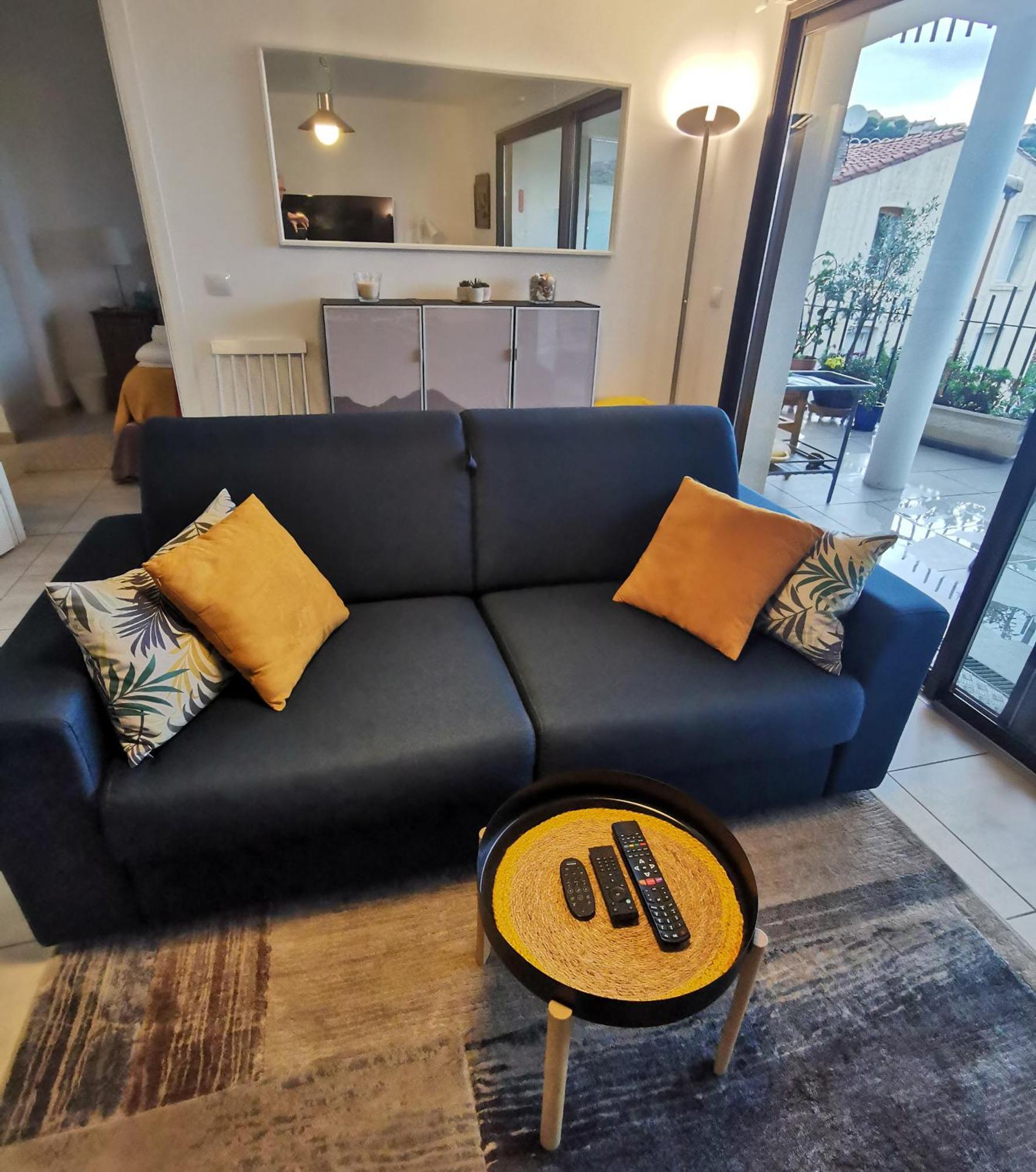 1Br Apartment T2 54M2 Onde Marine 2Nd Floor Lift Wifi Ac Parking Port Vendres Εξωτερικό φωτογραφία