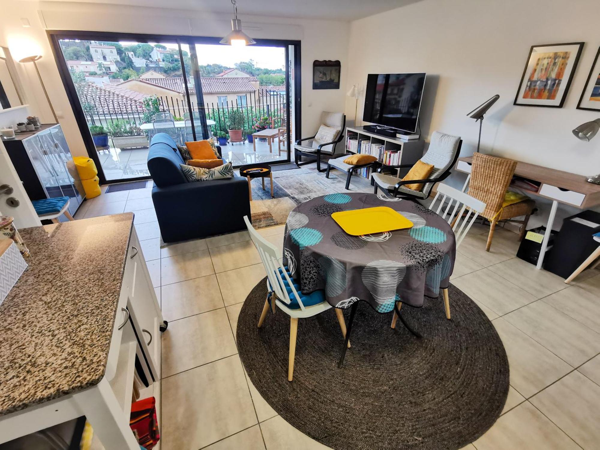 1Br Apartment T2 54M2 Onde Marine 2Nd Floor Lift Wifi Ac Parking Port Vendres Εξωτερικό φωτογραφία